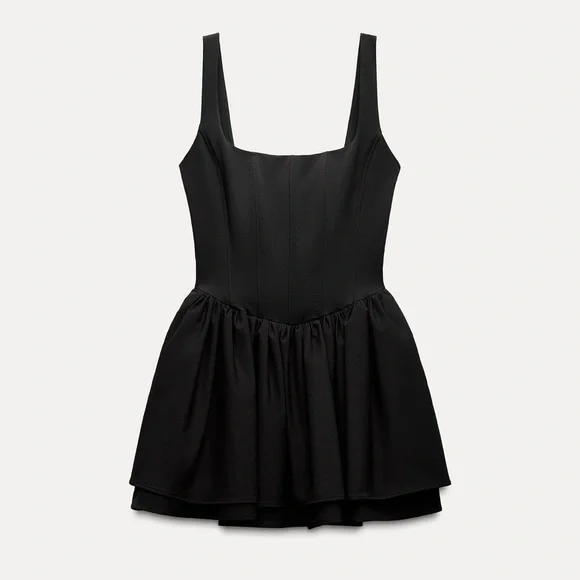 Zara Ruched Corset Dress - Picture 1 of 5
